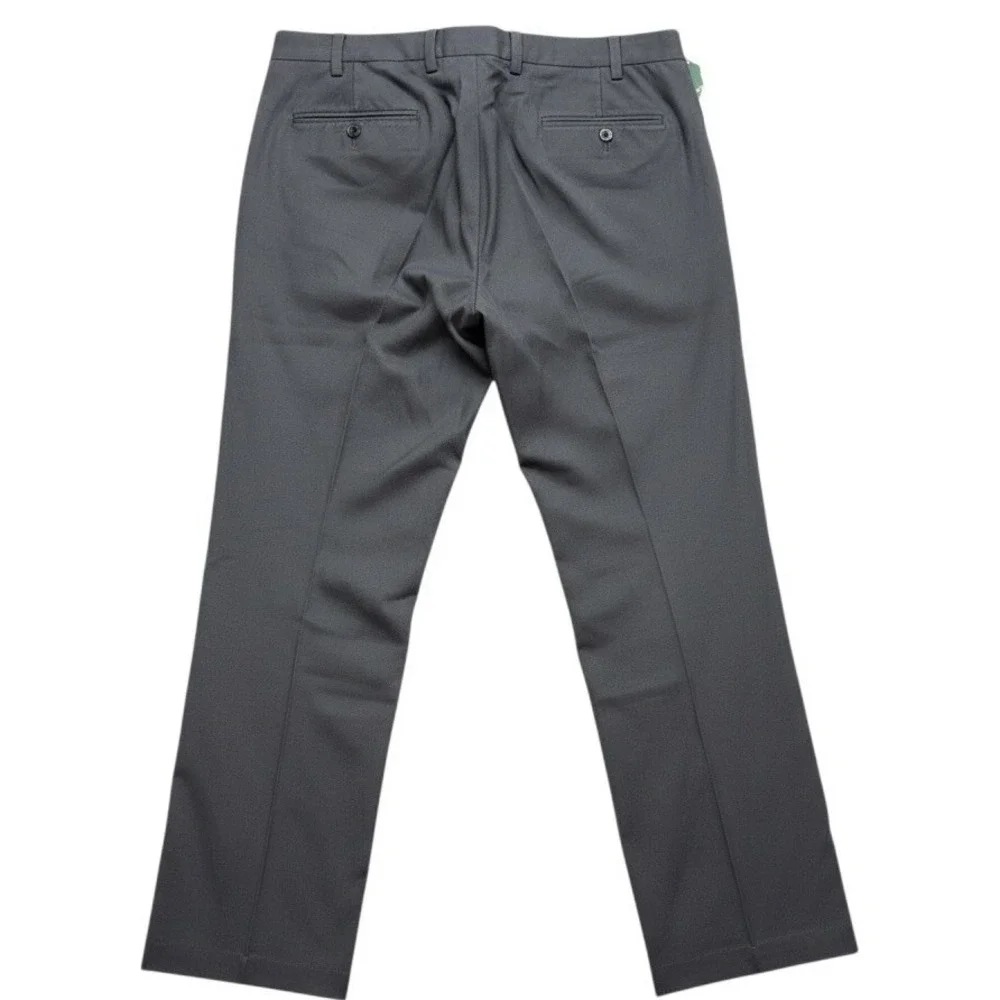 Orvis Mens Pants 38 Ultimate Khakis Plain Grey 100% Cotton Twill Straight NWT